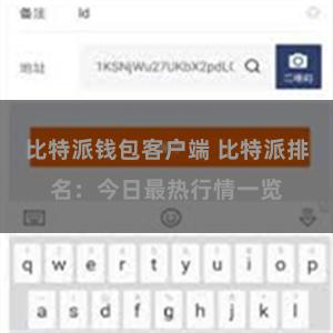 比特派钱包客户端 比特派排名：今日最热行情一览