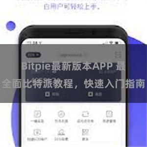 Bitpie最新版本APP 最全面比特派教程，快速入门指南