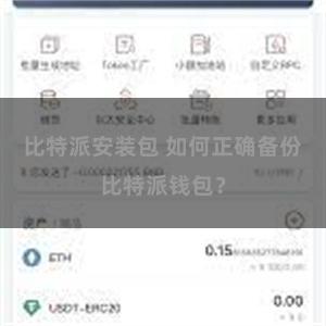 比特派安装包 如何正确备份比特派钱包？