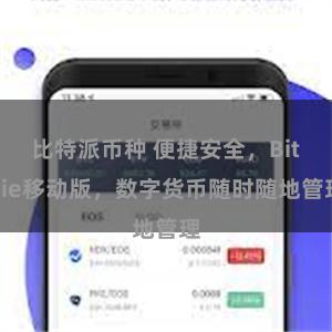 比特派币种 便捷安全，Bitpie移动版，数字货币随时随地管理